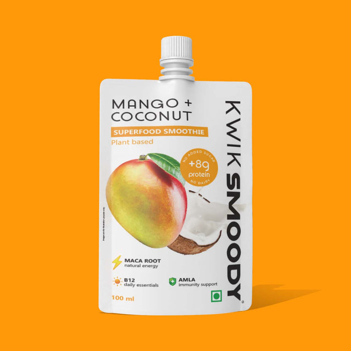 Kwik Smoody Mango and Coconut Smoothie