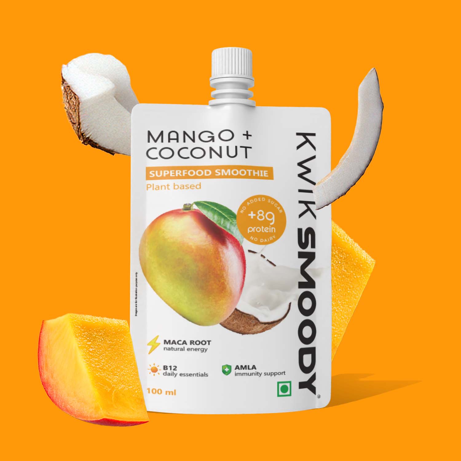 Kwik Smoody Mango and Coconut Smoothie