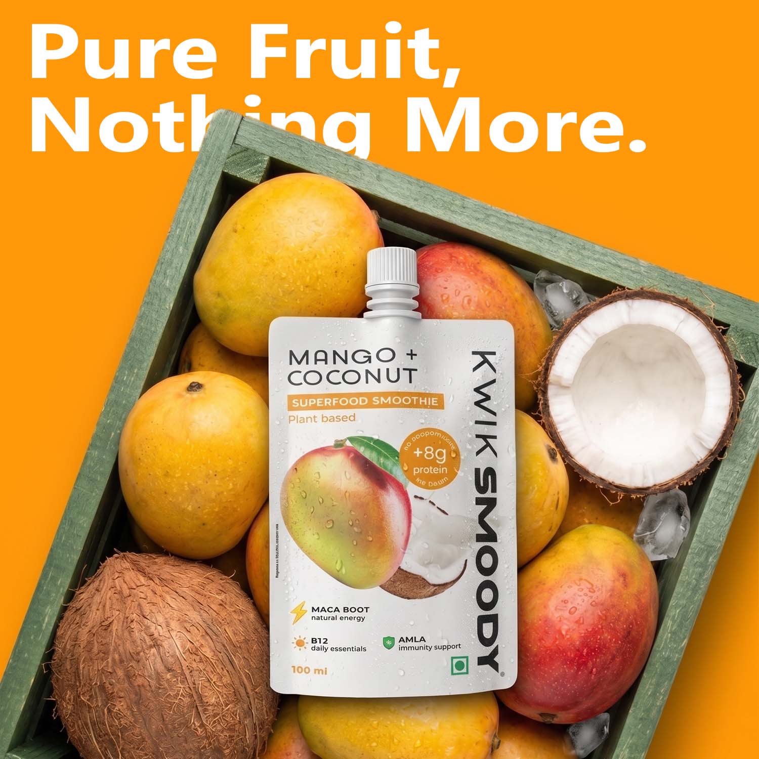 Kwik Smoody Mango and Coconut Smoothie