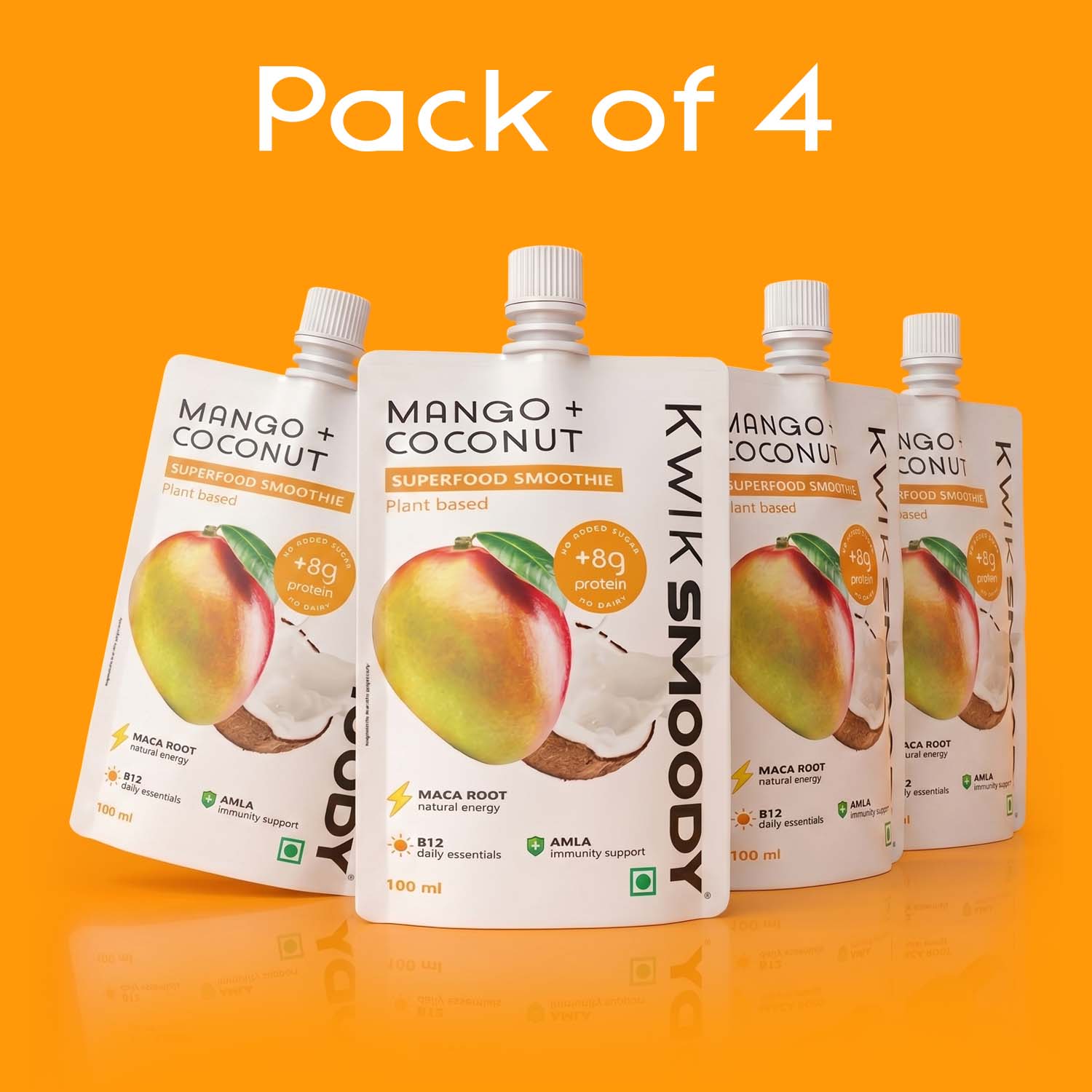 Kwik Smoody Mango and Coconut Smoothie