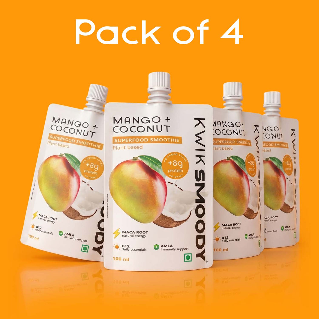 Kwik Smoody Mango and Coconut Smoothie
